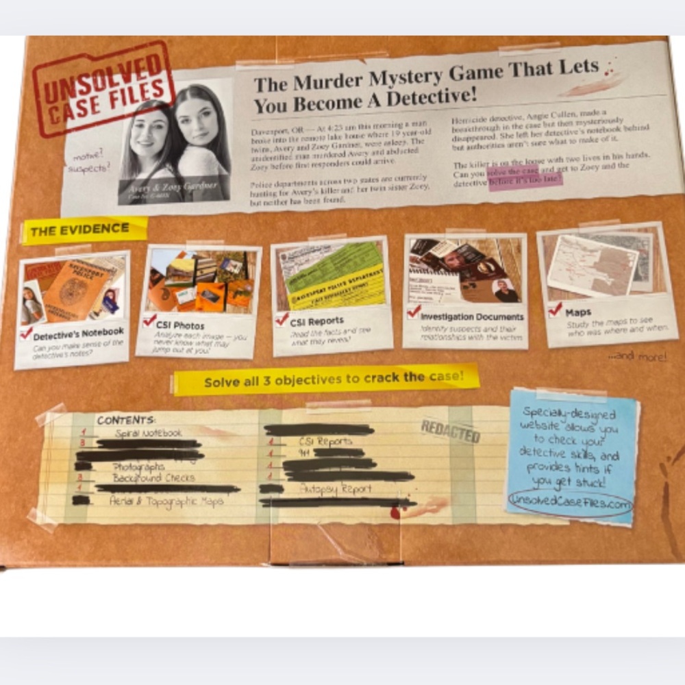 Unsolved Case Files Game - Picture 2 of 3